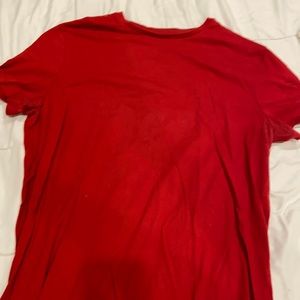Plane red tee